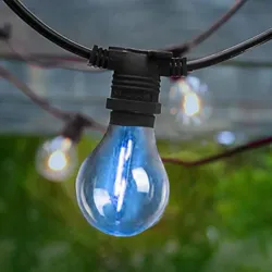 New Garden ALLEGRA Lichterkette schwarz 8 Meter IP44 mit Farbwechsel LED ́s