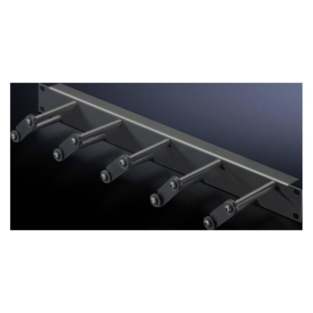 Rittal Cable management panelwith cable routing bars, 1U, 1 pc(s) (5502225)