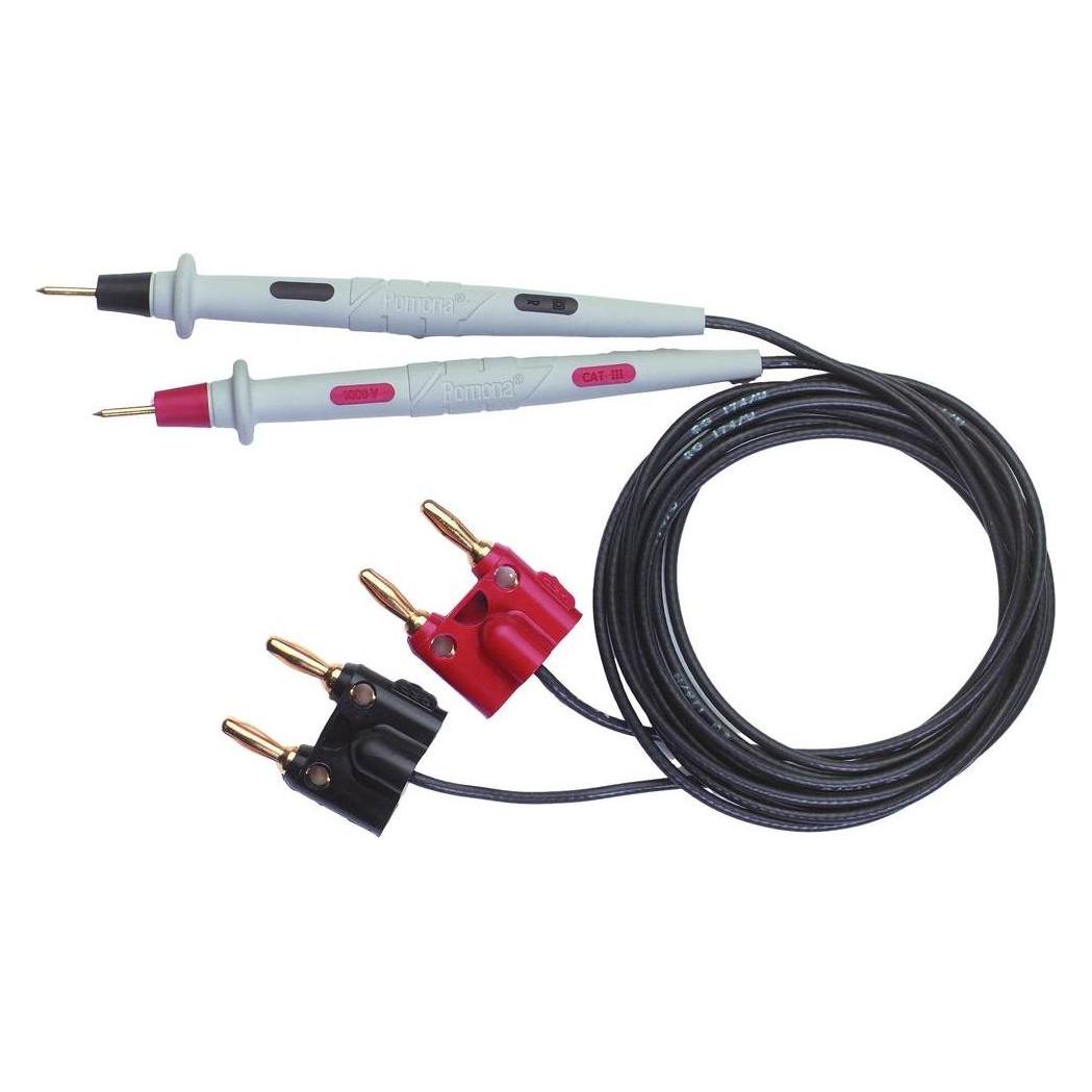 Pomona Electronics 1633148 6303 Messleitung 4-adriges Kelvin-Sondenleitungsset (1633148)