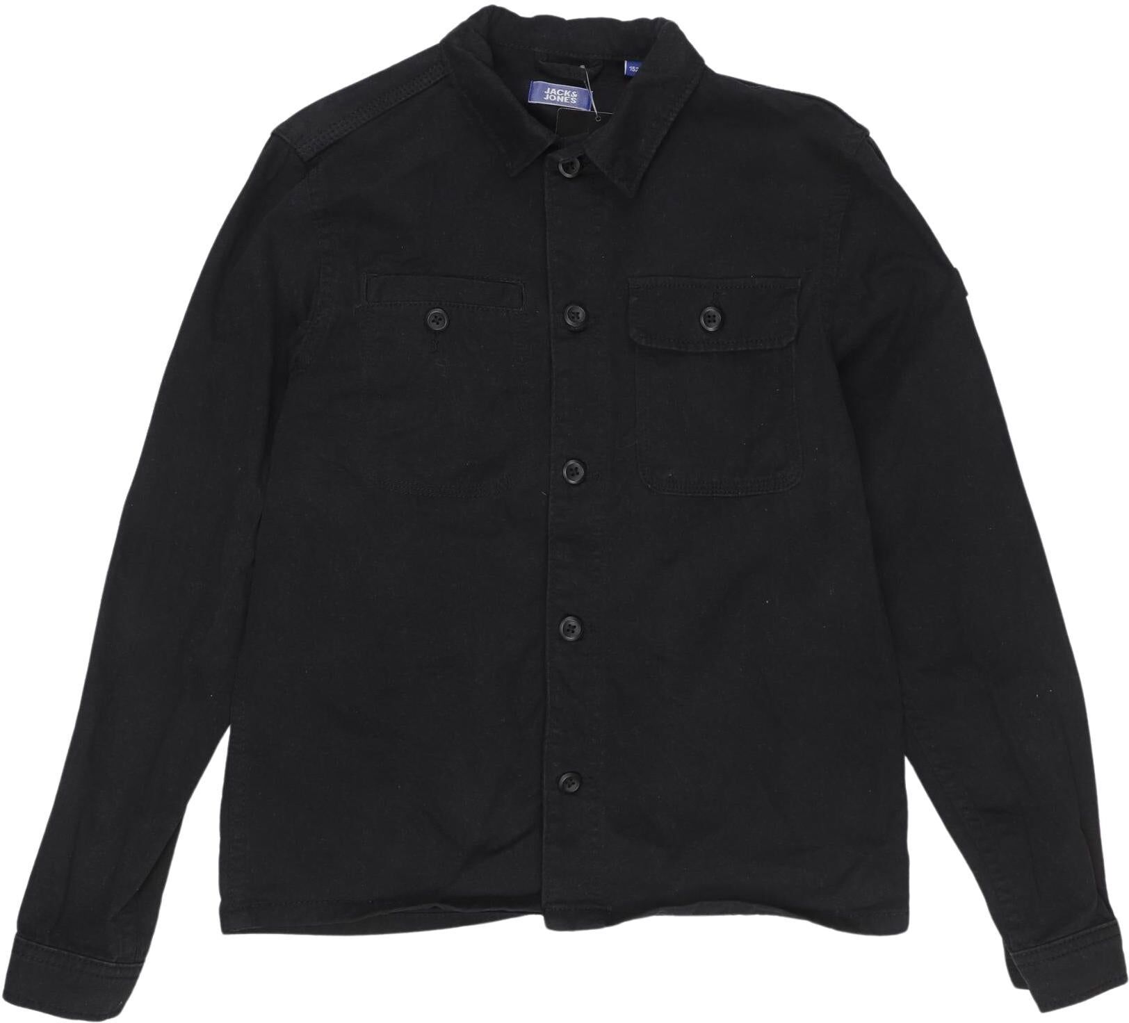 Jack & Jones Jungen Jacke oder Mantel, Schwarz, Gr. EU 152, Baumwolle - Second Hand