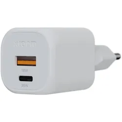Xtorm GaN2 Ultra Series (35 W, 2 Ports), USB Ladegerät, Weiss