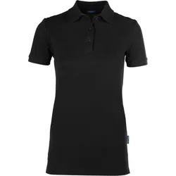 HRM Damen Luxury Stretch Polo 602 black S
