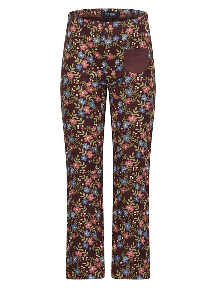 Blue Seven Leggings in Bordeaux - 104