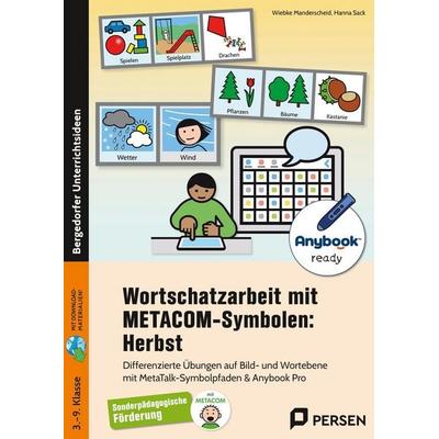 Wortschatzarbeit mit METACOM-Symbolen: Herbst, Set von Hanna Sack,Wiebke Manderscheid, Persen Verlag in der AAP Lehrerwelt GmbH, 978-3-403-21400-7