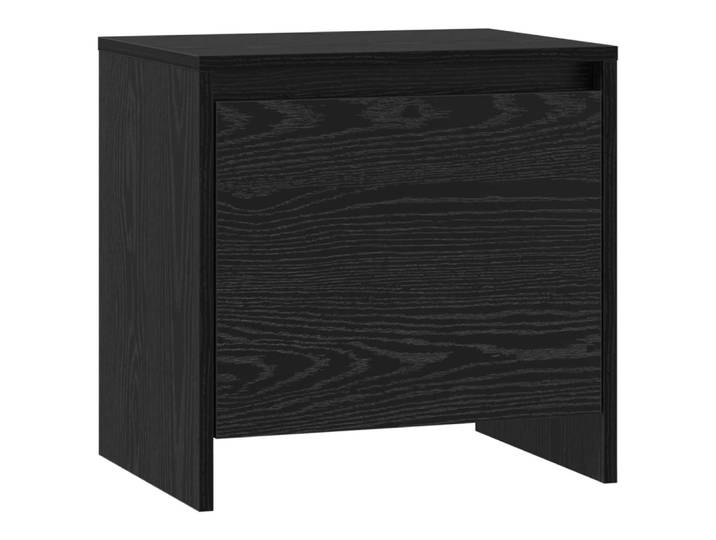 Table de chevet bois transformé noir 45 x 34 x 44,5 cm
