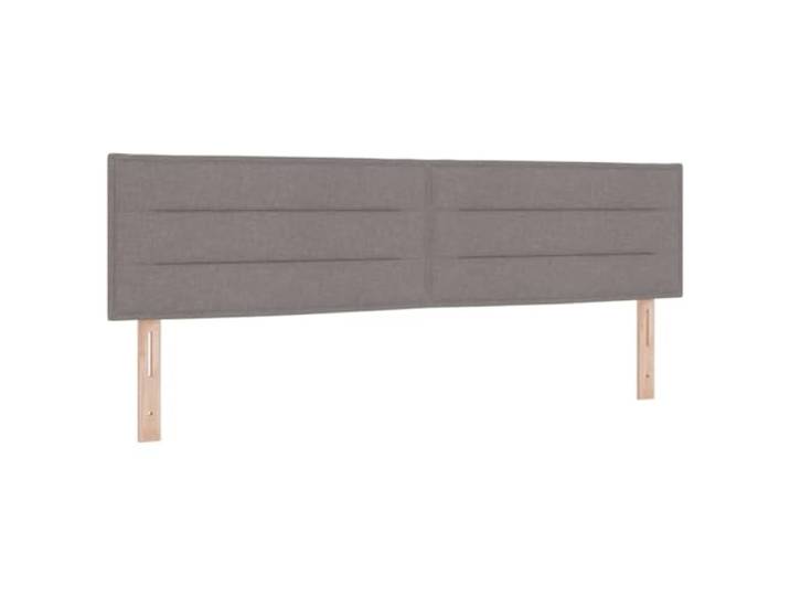 HGLADYU Kopfteil mit Schaumfüllung 180 cm, Stoffkopfteil Taupe 180 cm, Kopfteil Taupe – Höhenverstellbares Polsterkopfteil aus Stoff und Holzwerkstoff