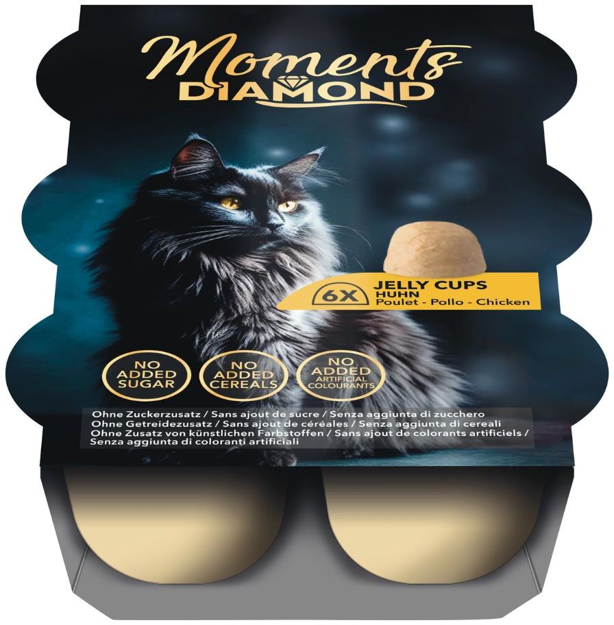 Moments Snack per Gatto Diamonds 6x22G POLLO