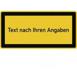 Dreifke® Aufkleber, Laserkennzeichnung - Text nach Ihren Angaben, Folie, 52x26 mm