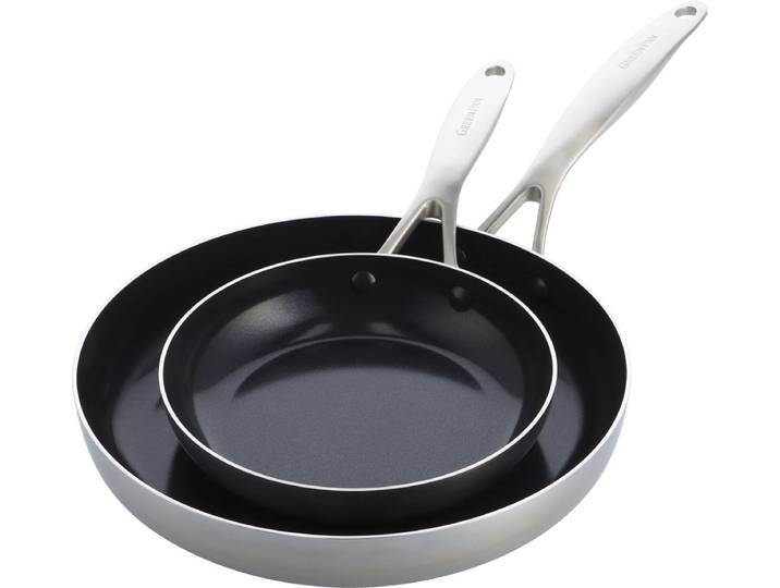 Greenpan Geneva Koekenpannenset 20cm & 28cm - Tri-ply - PFAS-vrij