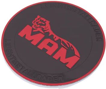MAM Wheels RS4 Deckel (17-20 Zoll) (Ring Red) Black