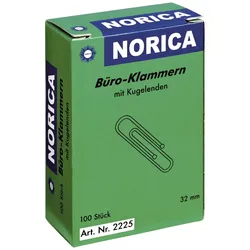 ALCO Büroklammern Metall silber