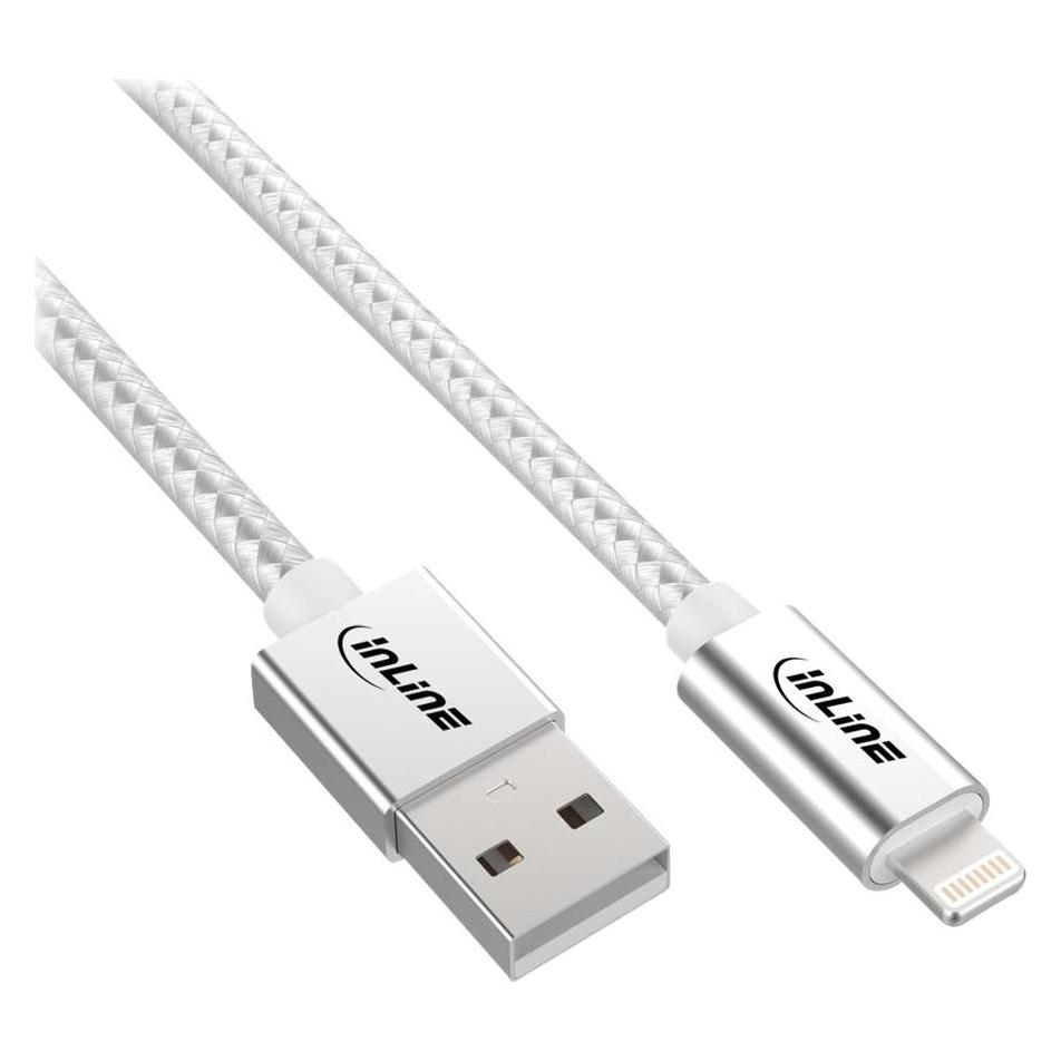 InLine Lightning USB Kabel (1 m, USB 2.0) (31411A)