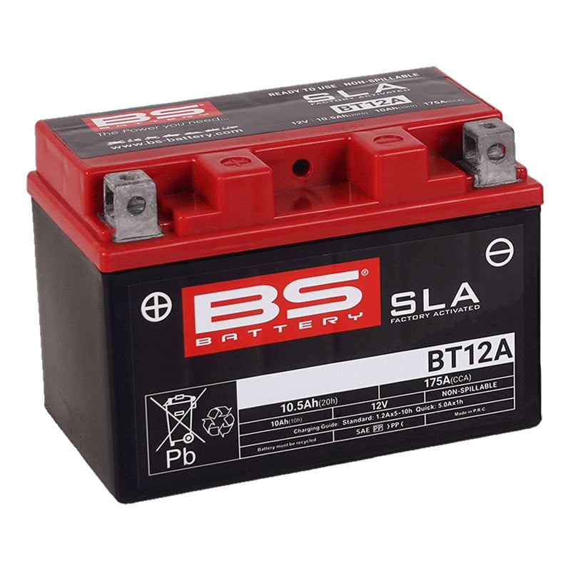Batterie BS Battery BT12A 12V 10Ah SLA activée usine