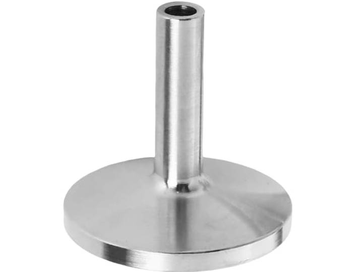 4 Stück 304 Edelstahl ISO-KF Gerader Rohradapter Vakuumanschluss(KF-50 3/8)