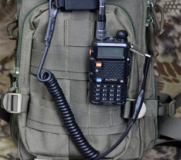 INF Taktisches Federspiralband für CS-Outdoor-Ausrüstung