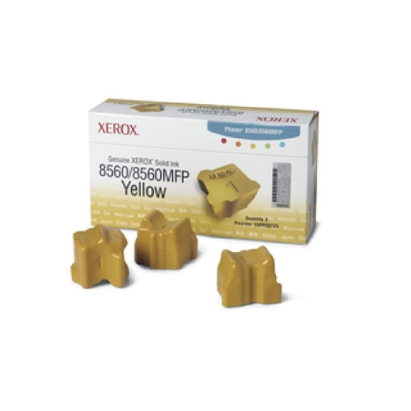 Xerox Colorstix Solid Ink inktpatroon, geel, voor Xerox Phaser 8560 en 8560MFP (3 stuks)