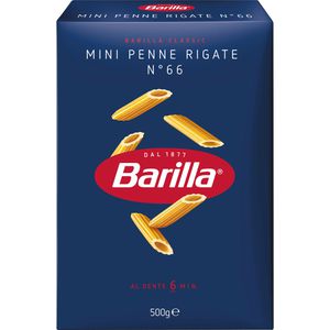 Barilla Nudeln Mini Penne Rigate n.66, Hartweizen, 500 g