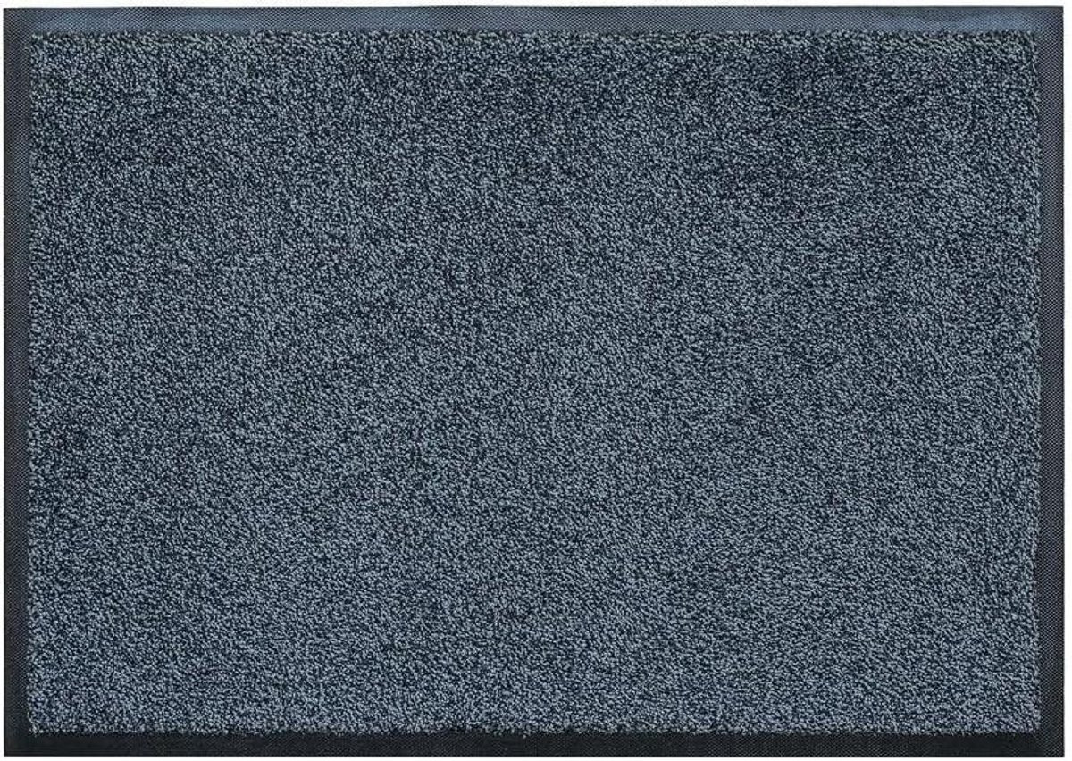 Grijs Antislip Deurmat - Vuil Vangende Entremat van Nitrilrubber - 85 x 60 cm