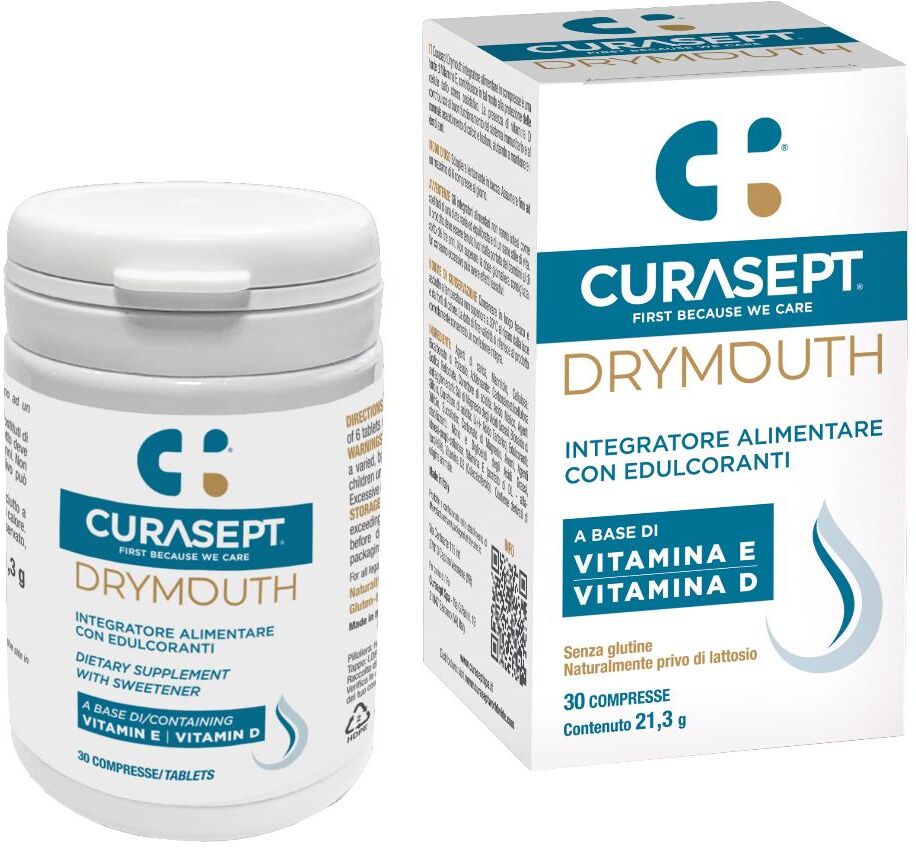 Curasept DryMouth Integratore bocca secca, 30 Compresse