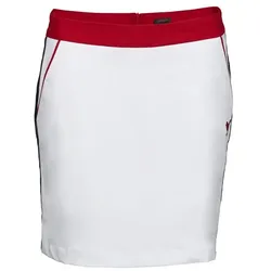 Girls Golf Swing Damen Skort Rock (15740) weiss/rot