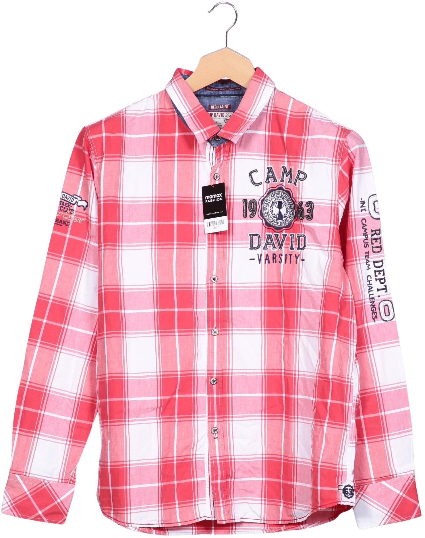 Camp David Herren Hemd, Mehrfarbig, Gr. Xxl, Baumwolle - Second Hand