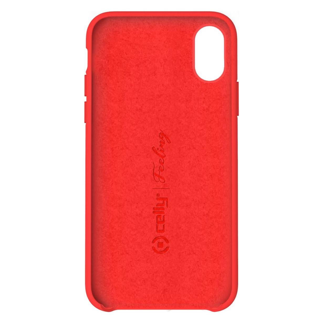Celly Feeling Handytasche 15,5 cm (6,1') Hülle Rot (Apple iPhone XR) (FEELING998RD)