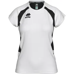 Errea, Damen, Sportshirt, Anika (XXL), Weiss, Schwarz