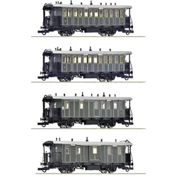 Roco 6200197 H0 4-tlg. Set: Lokalbahnzug der Königlich Bayerischen Staats-Eisenb (Spur H0)
