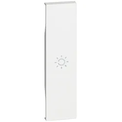BTicino KW01A LivingNow 1M Tasten- abdeckung mit Symbol Licht White