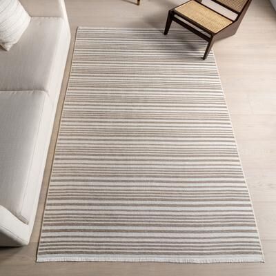 Nuloom Millicent SuperiorWash Striped Machine Washable Area Rug