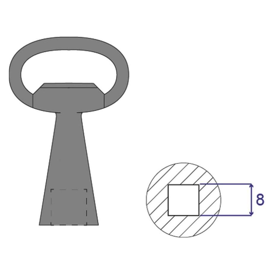 Schroff Schlüssel (60114365)