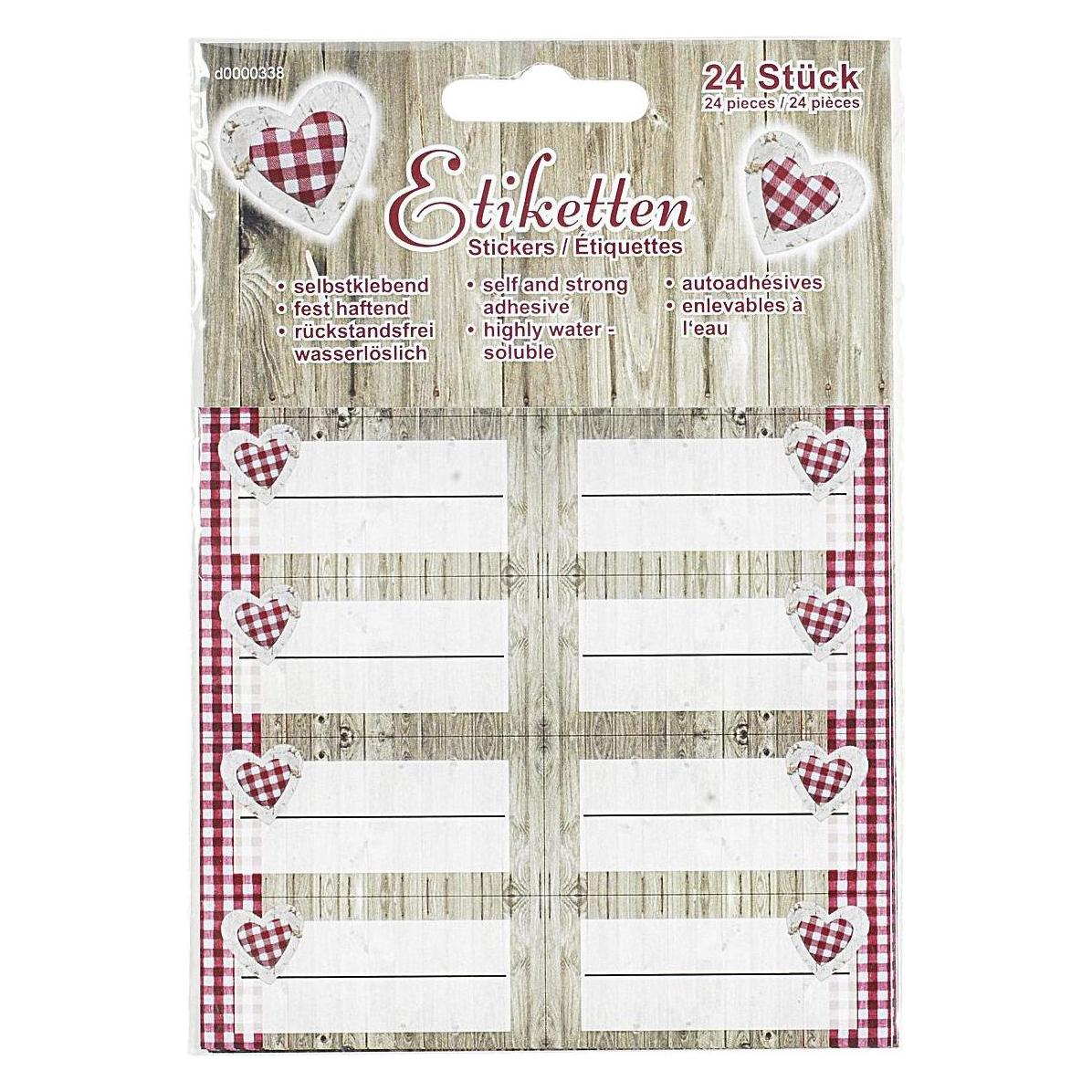 Dosen-Zentrale Etiketten (24x) (38B054025d0000338) Mindestbestellmenge: 25 Stück