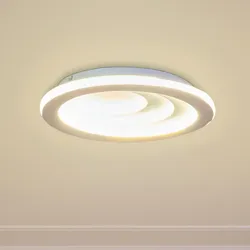 Osram LED-Deckenleuchte Orbis Spiral Oval 485mm 37W weiß Warmweißes Licht - direktes & indirektes Licht, sehr homogene Lichtverteilung