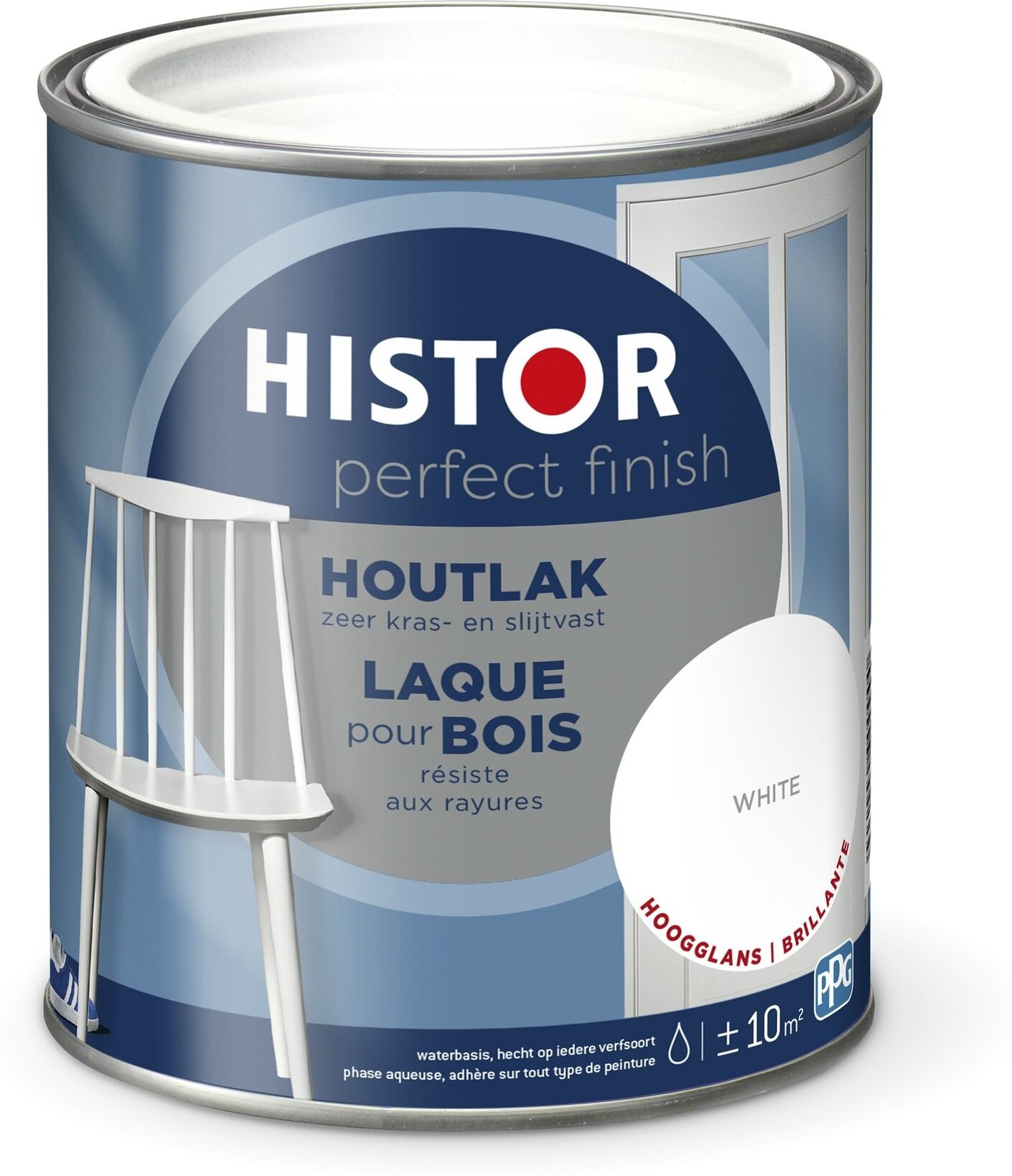 Histor Perfect Finish Houtlak Hoogglans - Wit