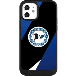 Nivocase Hülle für Apple iPhone 12 Handyhülle NIVOcore Case Schwarz Arminia Bielefeld DSC Offizielles (Apple iPhone 12), Smartphone Hülle, Schwarz