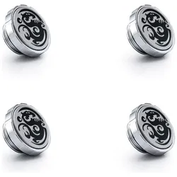 Bitspower Artemis Verschlussstopfen G1/4 Zoll, 4er Pack - silber-glänzend, Wasserkühlung Komponenten Zubehör, Silber