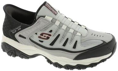 Skechers Sport Slip-Ins: After Burn M. Fit-Ridgeburn - Mens 14 Grey Slip On EW