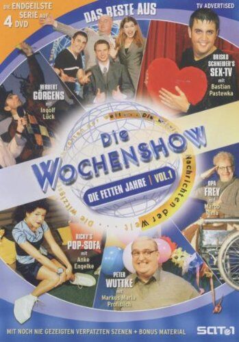 Ingolf Lück - Das Beste aus Die Wochenshow: Die fetten Jahre Vol. 1 [4 DVDs] - Preis vom 09.10.2026 07:28:09 h