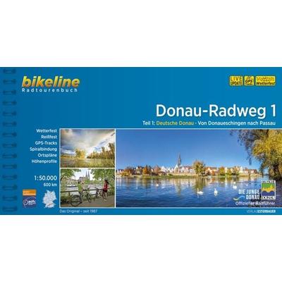 Donauradweg / Donau-Radweg 1, Gebundene Ausgabe von , Esterbauer