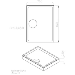 Neuesbad Wannenträger für Ideal Standard Hotline NEU 900x750x130 SD25555