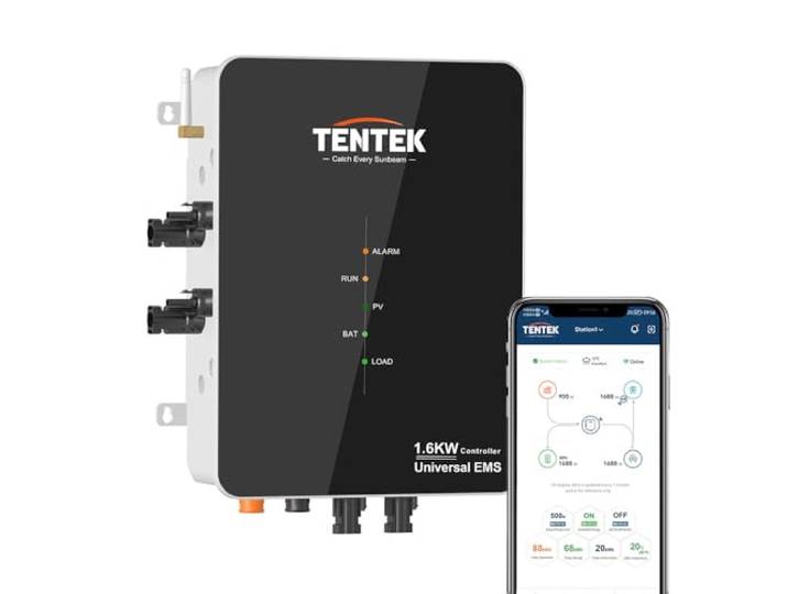 TENTEK Balkonkraftwerk System Controller, Schwarz