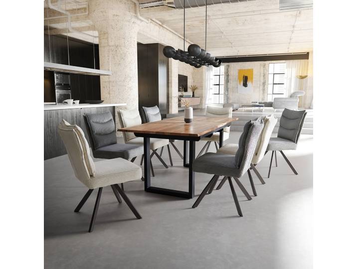 Ausziehtisch Holz, Metall