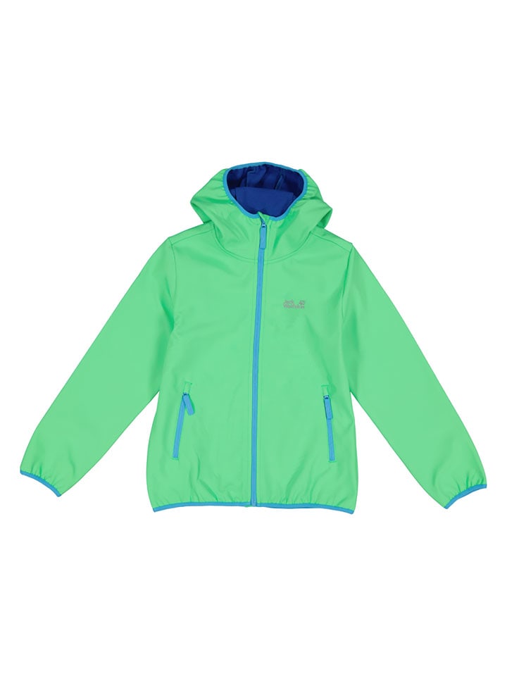 Jack Wolfskin Softshelljacke "Fourwinds" in Grün - 152