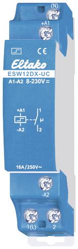 Eltako Stromstoß-Schalter Hutschiene ESW12DX-UC 1 Schließer 230 V/AC, 8 V/AC 16A 2300W 1St.
