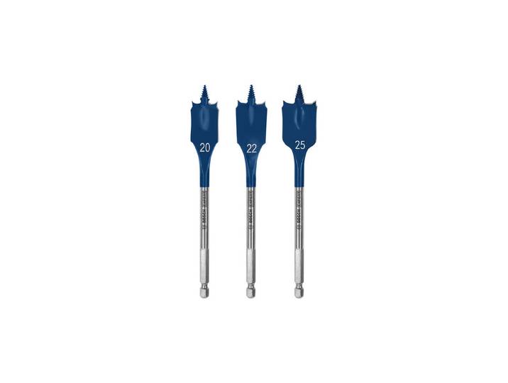 Bosch Expert Flachfräsbohrer Set HEX SCS 3 Stück
