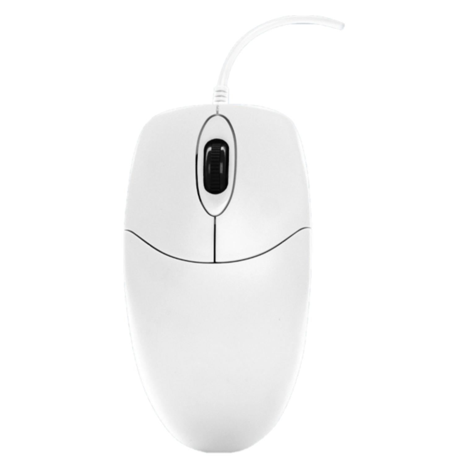 Active Key Maus AK-PMJ1OW-UV-W IP68 Washable Weiss (Kabelgebunden) (AK-PMJ1OW-UV-W)