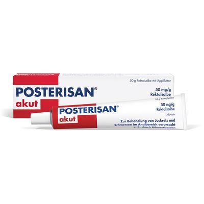 Posterisan akut 50 mg/g Rektalsalbe g Salbe
