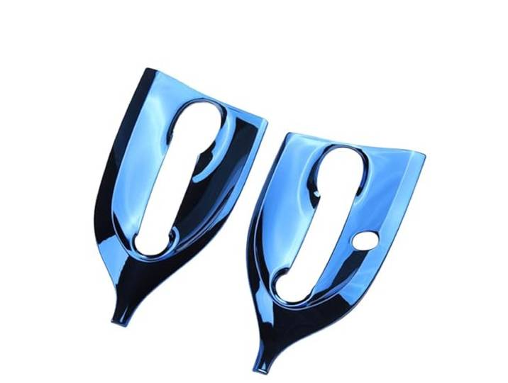 UADTHFGB Griffverkleidung Für 453 Anti-Kratz-Edelstahl-Auto-Außentürgriff-Aufkleber-Zubehör(Door Bowl Blue)