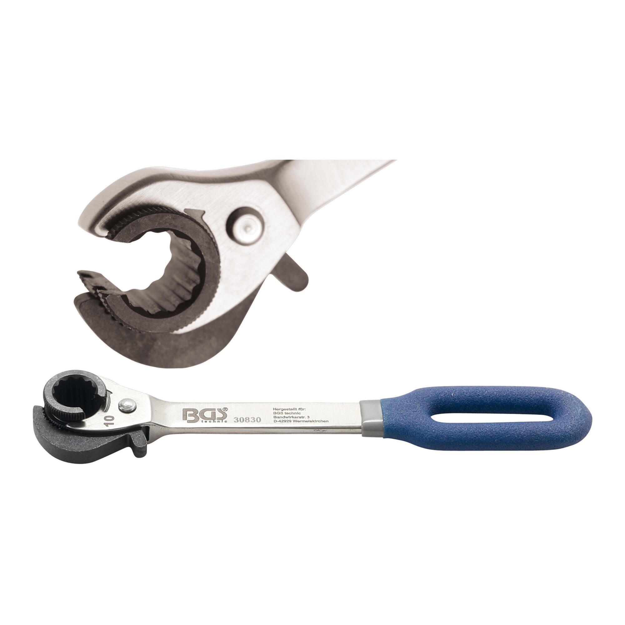 BGS Ratschen-Ringschlüssel, offen 30830, SW 10 mm ; BGS technic)