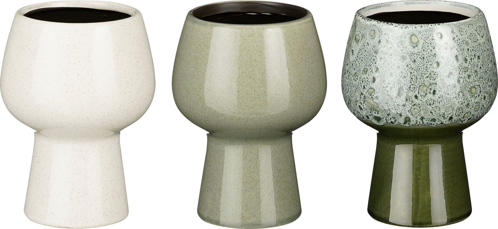 Mica Decorations Mica Keramik Blumentopf Ø 12 x H 16,5 cm sortiert